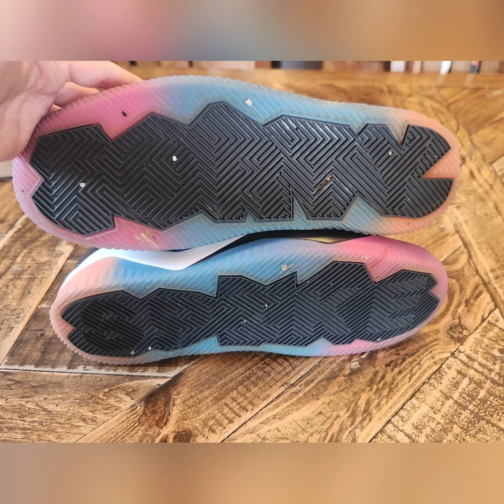 Air Jordan Spike Forty 'Photo Blue' 819952-029 Mens Blue And Pink Nike Air 10 - Picture 13 of 16